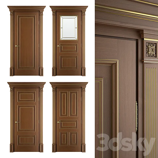 Massivstyle Interier Elit Door 03 3D Model