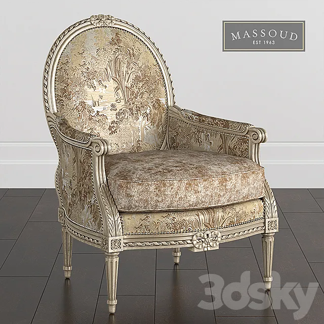 Massoud Tea Garden Chair 3D Model