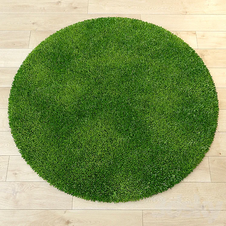 Mat round "grass" 3D Model Free Download
