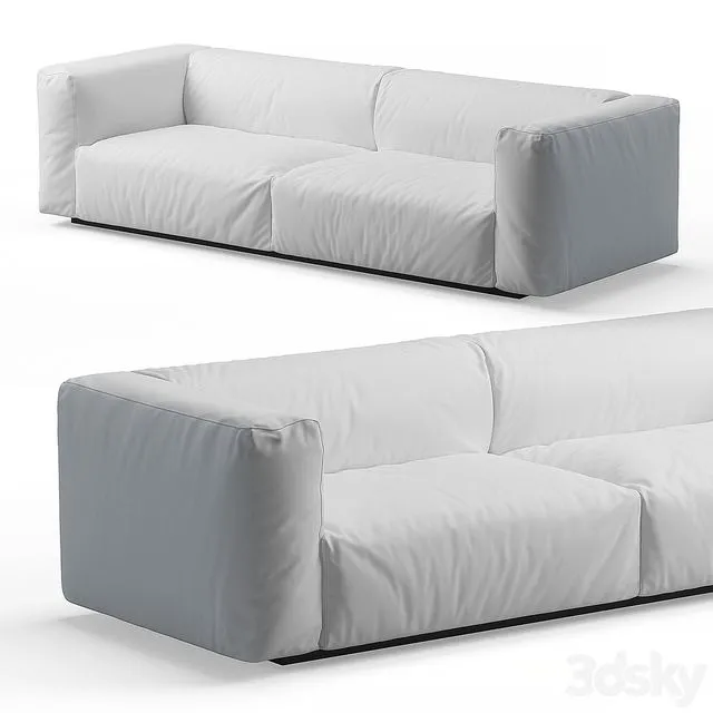 Mate 2-seater Sofa MDF Italia 3D Model Mate 2-seater Sofa MDF Italia 3D Model