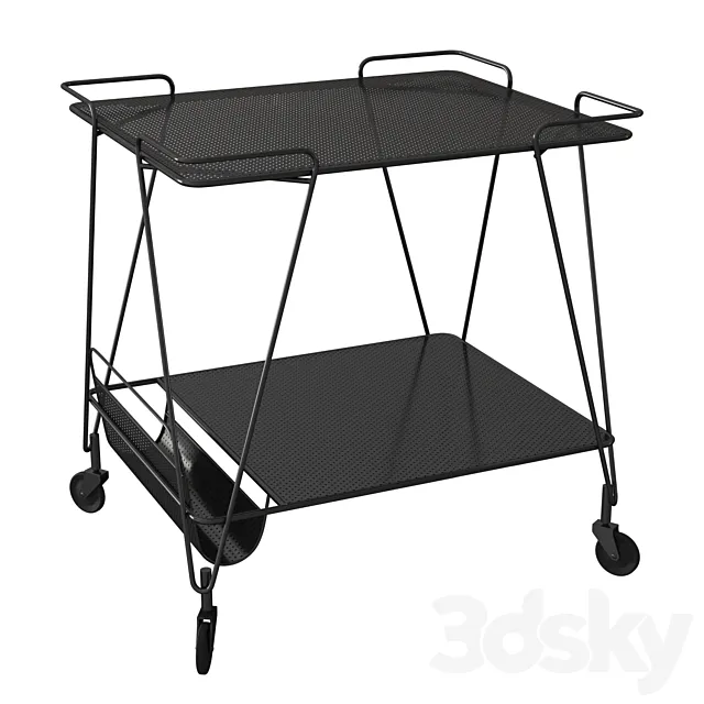Mategot Trolley 3D Model Mategot Trolley 3D Model