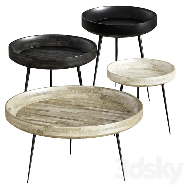 Mater Bowl Table 3D Model Mater Bowl Table 3D Model