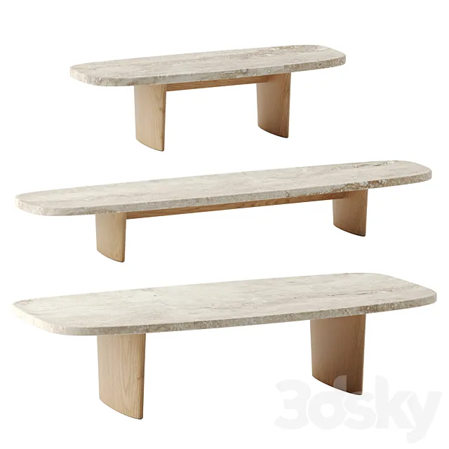 Materia coffee tables by ClassiCon 3D Model