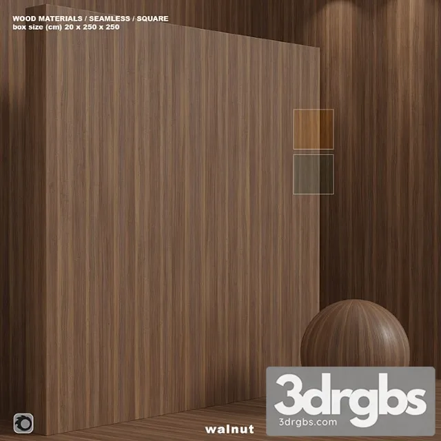 Material Derevo Besshovnyi Orekh Set 110 3D Model Download