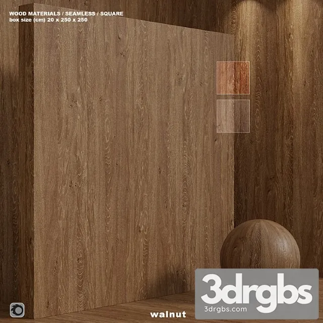 Material Derevo Besshovnyi Orekh Set 113 3D Model Download