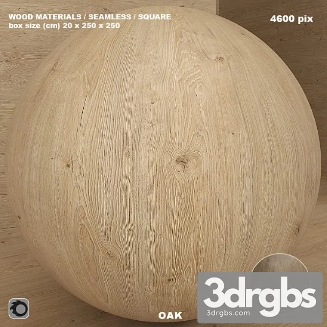 Material Derevo Dub Besshovnyi Set 73 3D Model Download