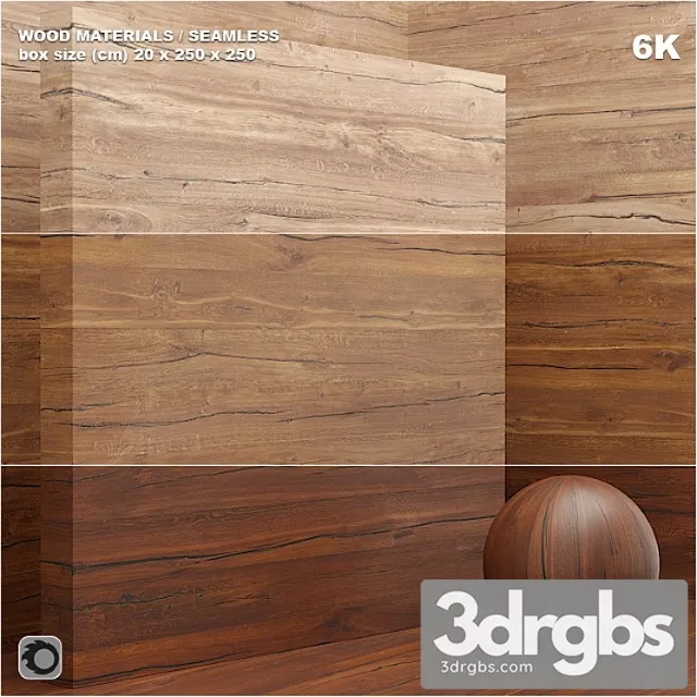 Material Derevo Shpon Sleb Besshovnyi Set 27 3D Model Download