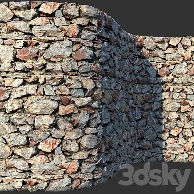 Material of masonry 3D Model