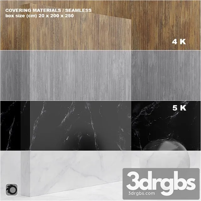 Material (seamless) – coating marble plaster set 45 3D Model Download