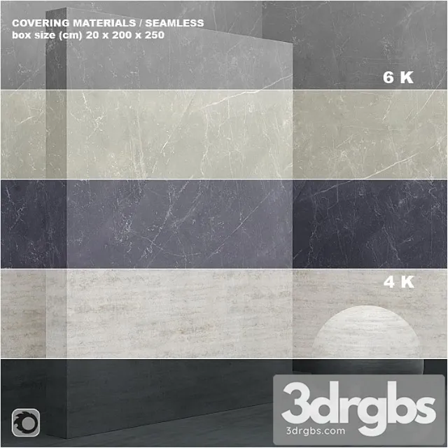 Material (seamless) – coating marble plaster set 46 3D Model Download
