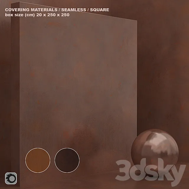 Material (seamless) – coating metallic effect 89 3D Model