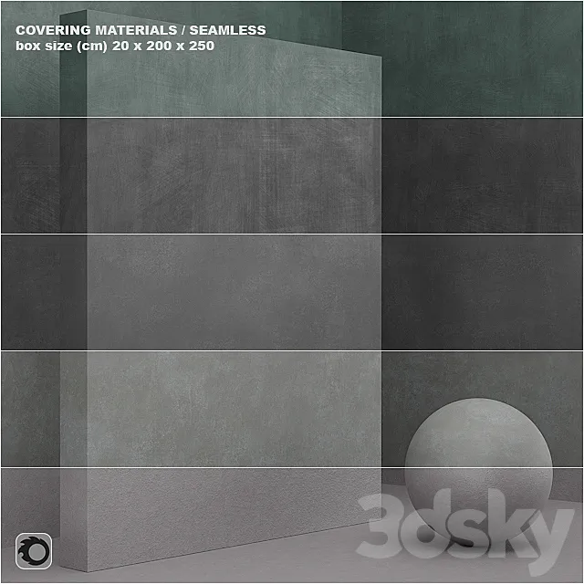 Material (seamless) – coating plaster set 38 3D Model Material (seamless) – coating plaster set 38 3D Model