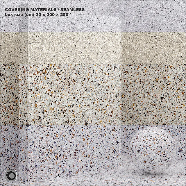 Material (seamless) – coating. stone. quartz set 49 3DModel