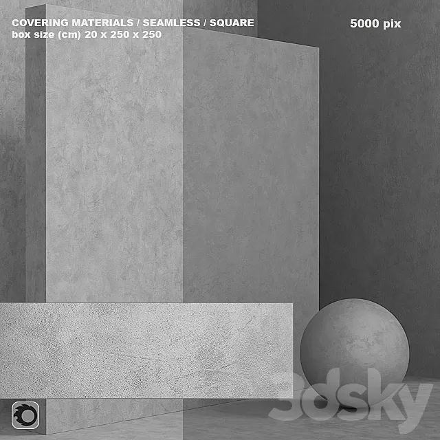 Material (seamless) – concrete plaster set 106 3D Model Material (seamless) – concrete plaster set 106 3D Model