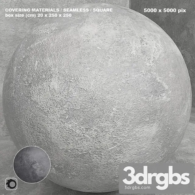 Material (seamless) – concrete plaster set 117 3D Model Download