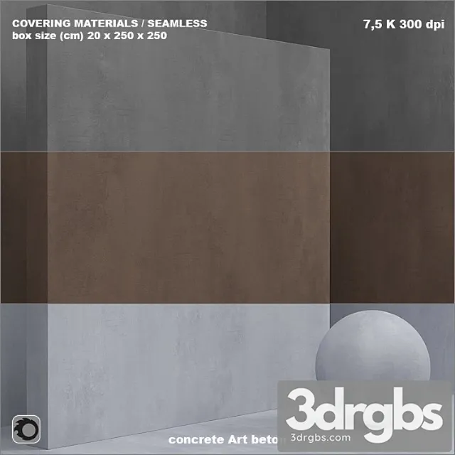 Material (seamless) – microconcrete concrete plaster set 72 3D Model Download