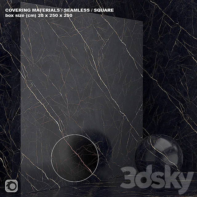 Material (seamless) – set 116 marble 3D Model