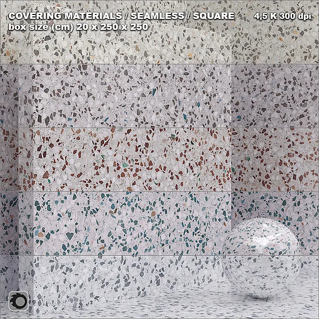 Material (seamless) – stone quartz quartzite set 79 3D Model