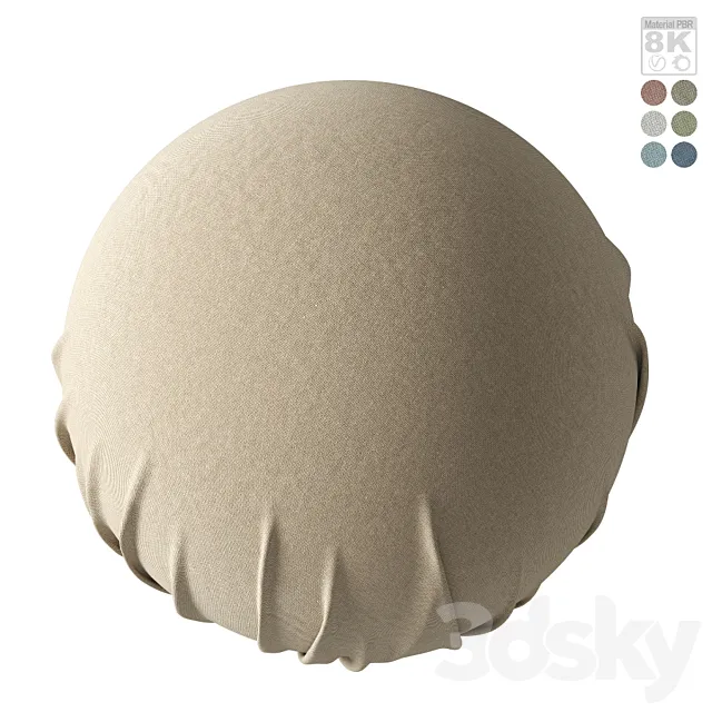 Material set 2 Linen 3D Model