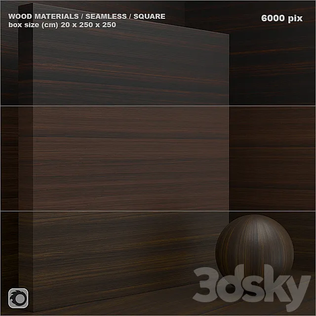 Material wood _ solid _ veneer (seamless) – set 58 3D Model
