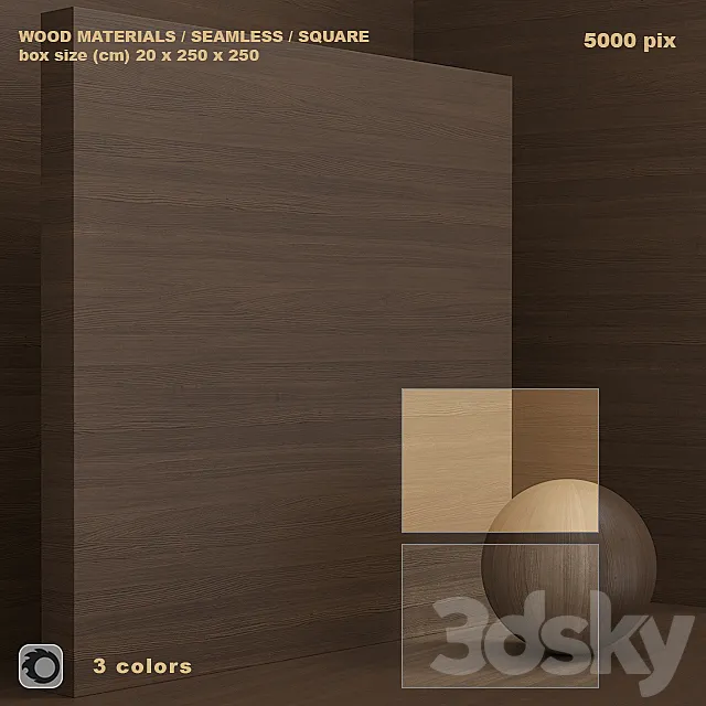 Material wood _ solid _ veneer (seamless) – set 62 3D Model