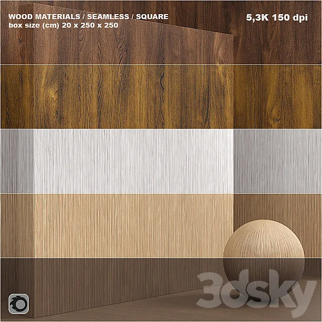 Material wood _ veneer _ (seamless) – set 32 3D Model Material wood _ veneer _ (seamless) – set 32 3D Model