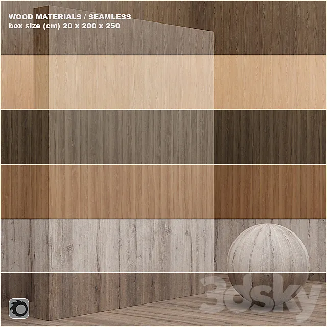 Material wood _ veneer (seamless) – set 13 3D Model