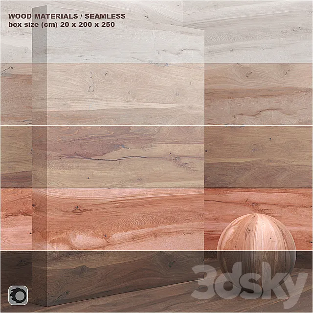 Material wood _ veneer (seamless) – set 26 3D Model