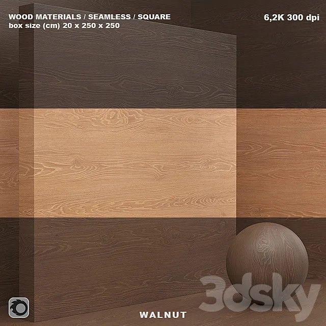 Material wood _ veneer (seamless) – set 47 3D Model