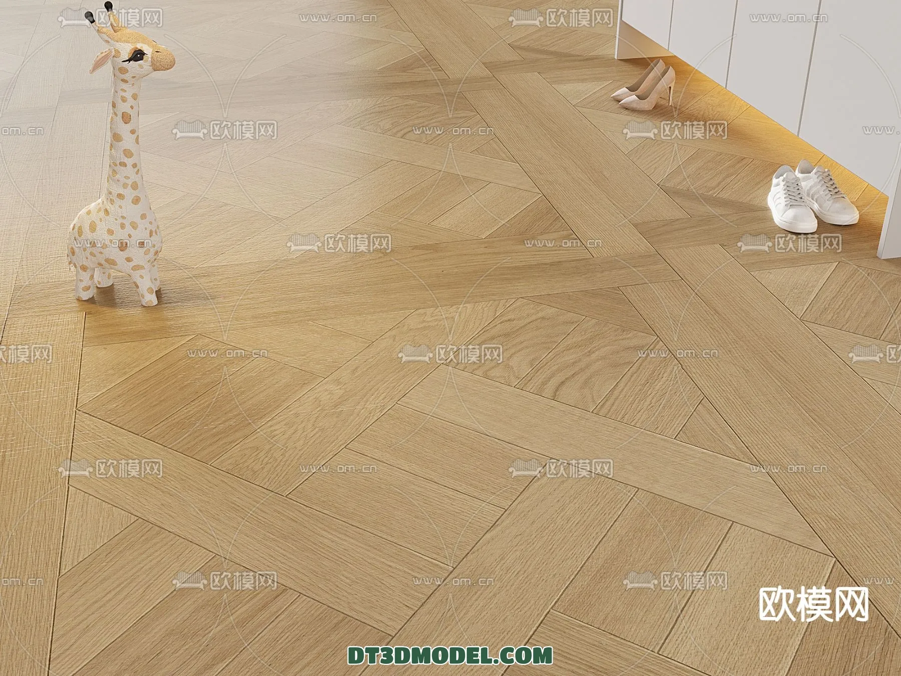 MATERIAL – WOODEN FLOOR – VRAY / CORONA – 3D MODEL – 3010