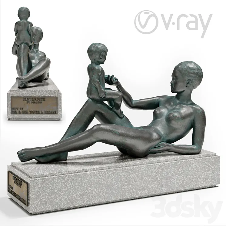 “””Maternity”” by Malbin” 3D Model Free Download
