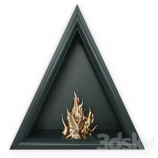 MATHIEU LEHANNEUR fireplace and power of love 3D Model