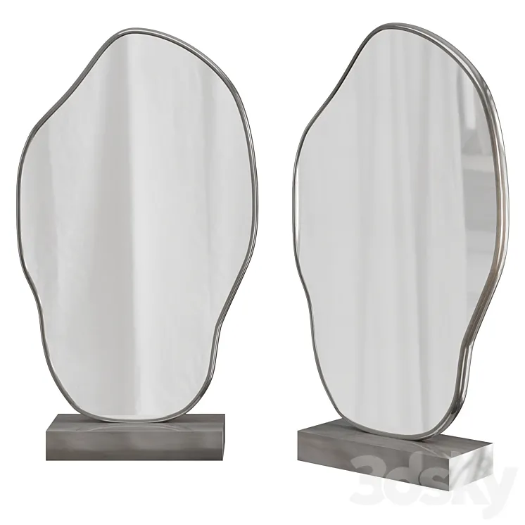 Mathieu Lehanneur Le Passage Standing Mirror 3D Model Free Download