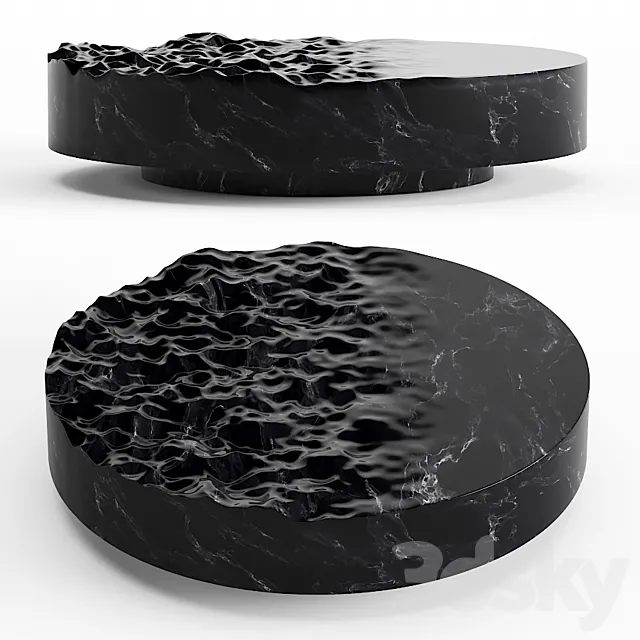 Mathieu Lehanneur Liquid Marble series the Ocean Memories collection 3D Model