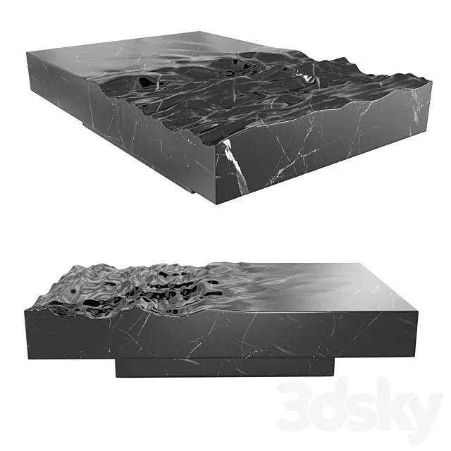 mathieu lehanneur OCEAN MEMORIES TABLE 3DModel mathieu lehanneur OCEAN MEMORIES TABLE 3DModel