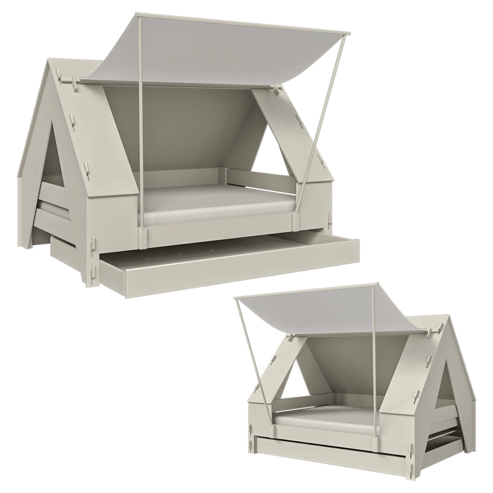 Mathy By Bols – Tent bed TEN LIT 140B – CL140 BB – SO140B – TL 90B MEL 3D Model