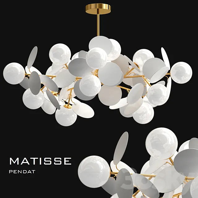 Matisse pendant 3DModel Matisse pendant 3DModel