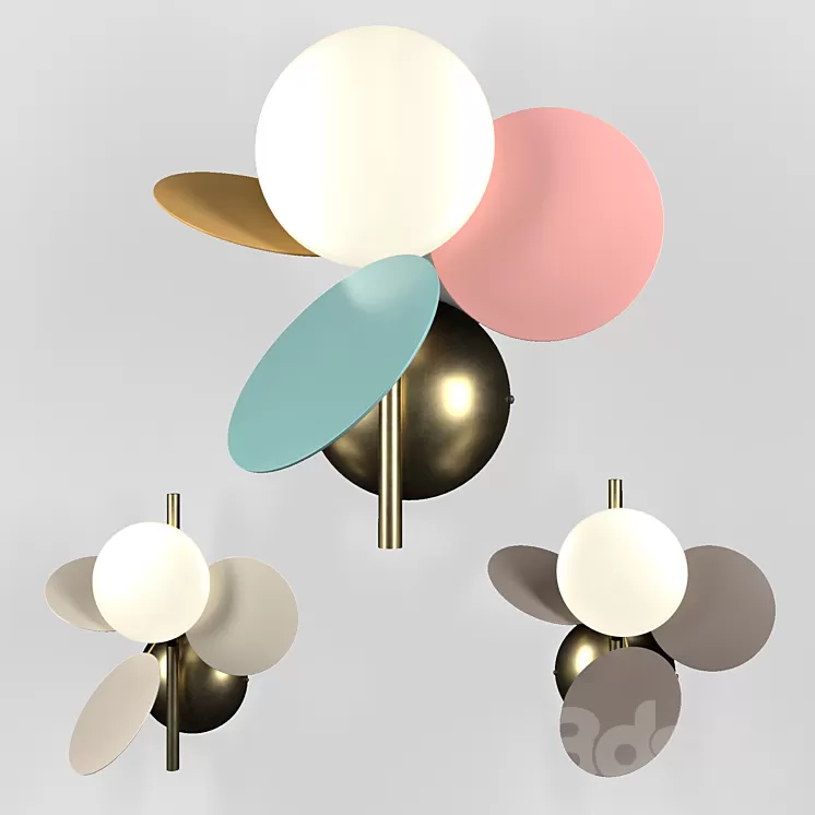 Matisse Wall Lamp Lampatron 3D Model Matisse Wall Lamp Lampatron 3D Model