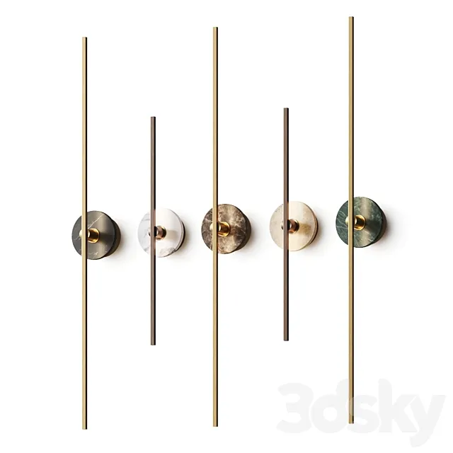 Matlight Milano Essential Stick Wall Lamps 3D Model Matlight Milano Essential Stick Wall Lamps 3D Model