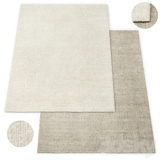 Matrice Hand-Knotted Wool Rug Restoration Hardware 3D Model