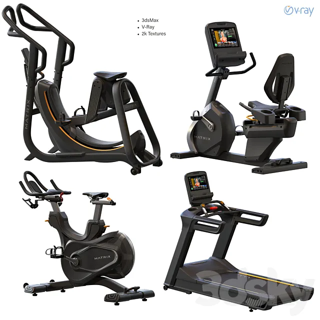 Matrix Fitness for Exercise Gym ( Part 2 ) 3D Model