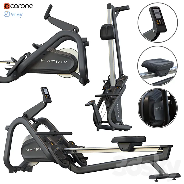 Matrix Rower 3D Model