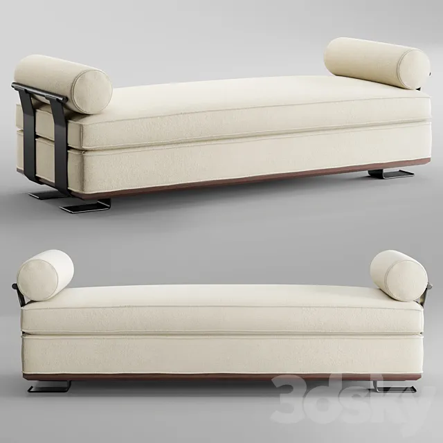 Mattaliano – Crillon Daybed 3D Model Mattaliano – Crillon Daybed 3D Model