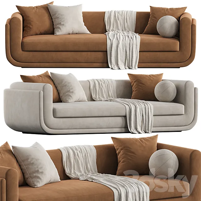 Matteo sofa RH 3D Model Matteo sofa RH 3D Model