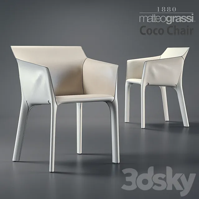 Matteograssi coco chair 3DModel