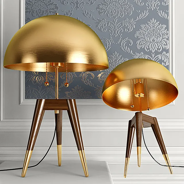 Matthew Fairbank Fife Tripod Table Lamp 3DModel Matthew Fairbank Fife Tripod Table Lamp 3DModel