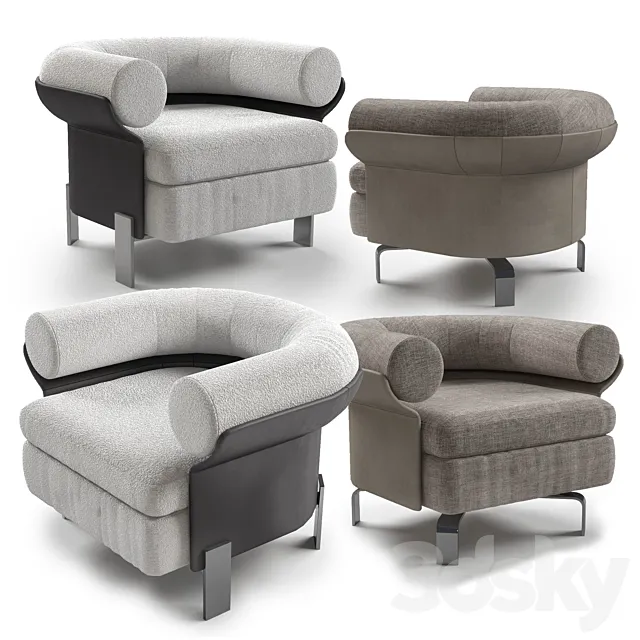 Mattia Armchair Minotti 3DModel