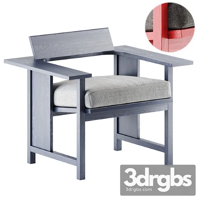 Mattiazzi mc10 clerici upholstered lounge chair