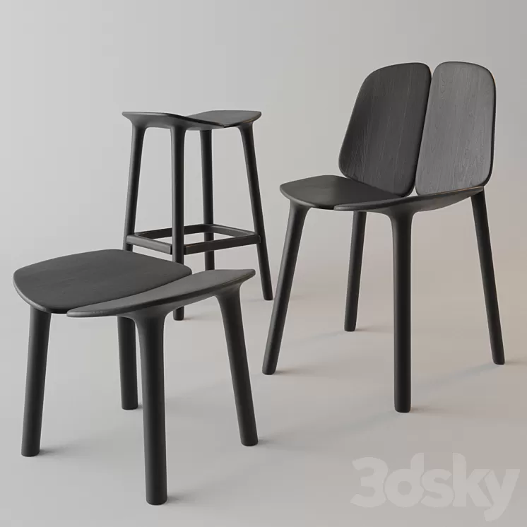 mattiazzi osso chairs 3D Model mattiazzi osso chairs 3D Model