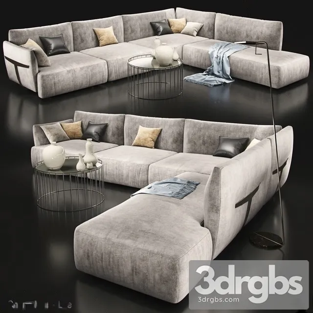Matuzzi Herman 2981 Sofa 3D Model Download